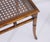 English Faux Bamboo Wooden Side or Coffee Table with Glass Top, 1960s For Sale - Image 6 of 8