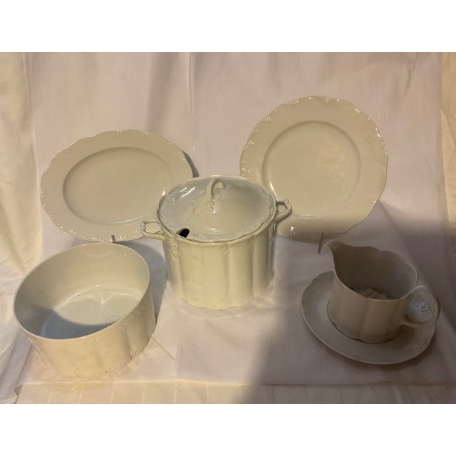 Ceramic New 1970s Porcelain White, Called White Gold - Set of 22 Pieces For Sale - Image 7 of 18