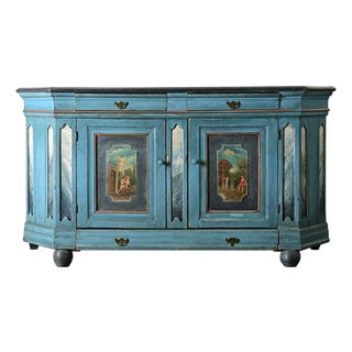 Italian 18th Century Painted Buffet For Sale