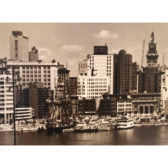 Monumental and rare Morton C. Tadder (1928 - 2020) sepia / black & white hand signed and mounted-on-frame photograph of...