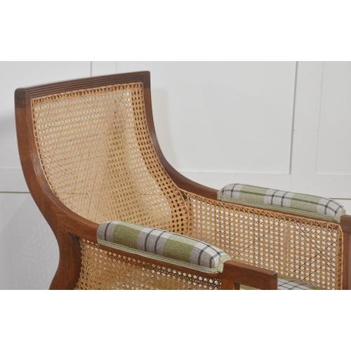 Antique Bergère Armchair in Mahogany, 1890s For Sale - Image 6 of 12