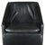 Italian Black Leatherette Armchair, 1980s For Sale - Image 6 of 10