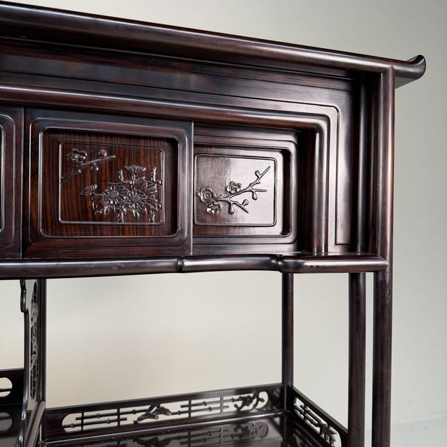 Mid-Century Modern Japanese Kazaridana Tana Display Cabinet, 1930s For Sale - Image 3 of 18