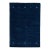 Modern Gabbeh Minimalist Style Handmade Navy Blue Wool Rug For Sale