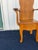 Wood Antique Tall Tiger Oak Hall Seat With Mirror For Sale - Image 7 of 12