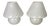 Venetian Murano Glass Bedside Lamps, 1960, Set of 2 For Sale