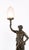 Large Antique French of Gloire et Fortune Lamp Bronze, 1890s For Sale - Image 3 of 18