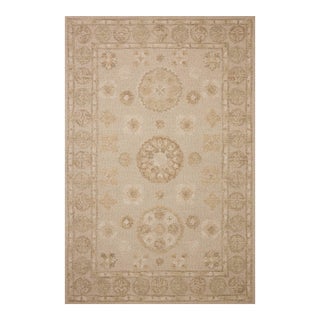 Chris Loves Julia x Loloi Dorothea Dove / Natural 2'-6" x 7'-6" Runner Rug For Sale