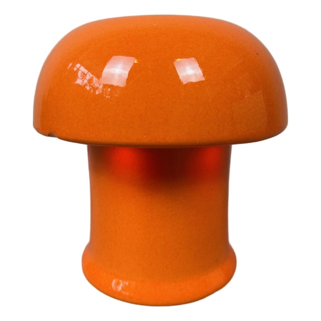 Vintage Ceramic Mushroom Lamp from Massive, 1970s For Sale