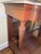 Traditional 63" Vintage Mahogany Marble Top Console Table With Twisted Legs & Lower Shelf For Sale - Image 3 of 9