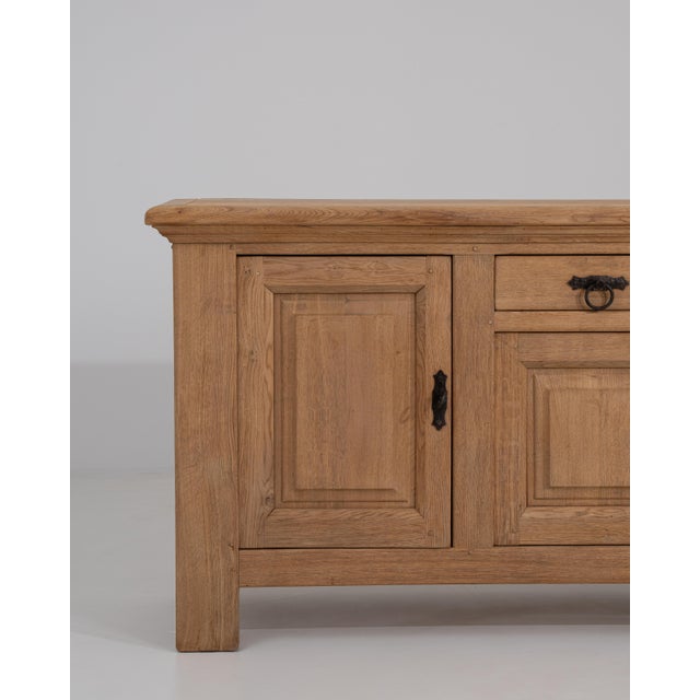 Brutalist Buffet With Iron Hardware For Sale - Image 11 of 12