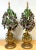 Hollywood Regency Italian Hollywood Regency Giltwood & Tole Violet Topiary Sculptures - a Pair For Sale - Image 3 of 12