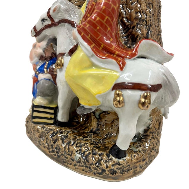 Vintage Chinese Porcelain Group Figurines of Journey to the West For Sale - Image 9 of 14