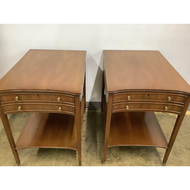 1970s Vintage Kittinger End Tables a Pair Chairish