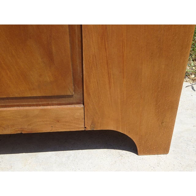 Large Art Deco Bedside Table in Light Wood, 1930s For Sale - Image 16 of 17