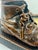 Vintage Bronzed Baby Shoe Display For Sale - Image 4 of 10