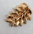 Vintage 1960s Signed Napier Goldtone White Marquise Rhinestone Leaf Brooch For Sale In Philadelphia - Image 6 of 7