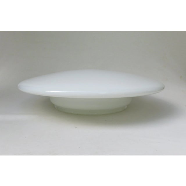 Large Opaline Glass UFO Ceiling or Wall Light from Peill & Putzler, 1970s For Sale - Image 6 of 16