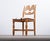 Brown Vintage Razor Blade Oak Dining Chairs by Henning Kjærnulf, 1960s, Set of 4 For Sale - Image 8 of 10