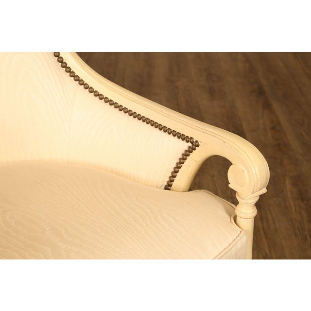 Henredon French Directoire Style Painted Armchair For Sale In Philadelphia - Image 6 of 18