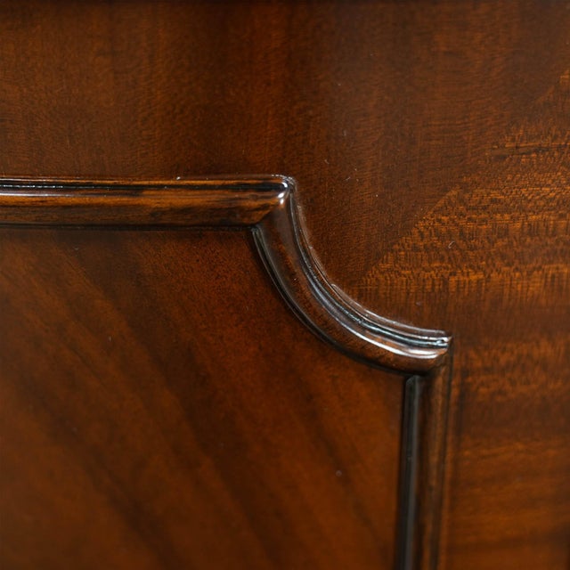 Green Leather Oval Partners Desk For Sale - Image 10 of 14