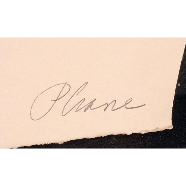 Impressionist Paula Crane "Evening Prism Iii" Signed Fine Art Etching Trees 1980s For Sale - Image 3 of 5