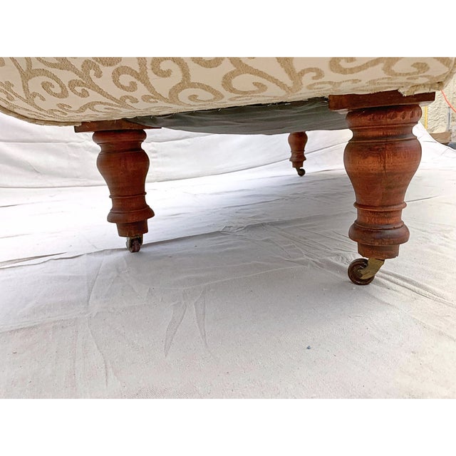 19th Century Antique Classical Revival Settee For Sale - Image 6 of 7