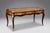 Metal Antique French Napoleon III Style Bureau Plat Desk in Exotic Wood with Gilded Bronze Inlays, France, 19th Century For Sale - Image 7 of 7