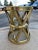 Brass X-Stool From Sarreid Ltd. Made in Hong Kong For Sale - Image 10 of 13