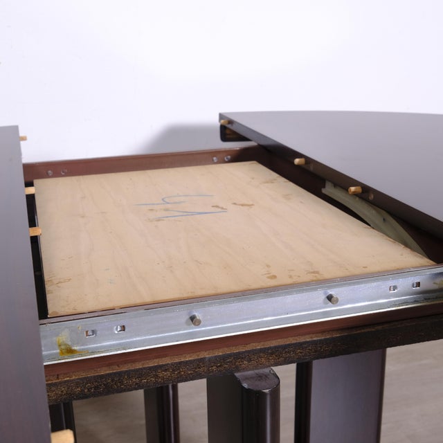 Extendable Round Dining Table, 1970s For Sale - Image 4 of 18