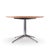 Mid 20th Century Florence Knoll Mid Century Walnut and Chrome Oval Dining Table For Sale - Image 5 of 7