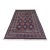 Red Afghan Ersari Hand-Knotted Wool Rug - 6'7" X 9'8" For Sale