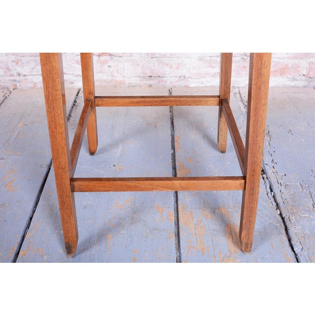 Art Nouveau Pedestal in Walnut, 1900s For Sale - Image 13 of 15