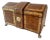 Mid 20th Century Hand Crafted Leather and Gold Tooled Hinged Box with Brass Lion Paw Feet For Sale