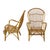 Vintage Rattan Armchairs and Table, 1960s, Set of 3 For Sale - Image 12 of 18