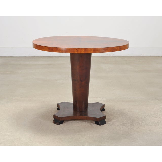Carrie Bradshaw's Screen Used Burlwood Round Center Table For Sale - Image 11 of 18