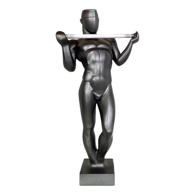 Art Deco Taus Table Lamp by Eric Bug for Febrer, 1985 For Sale