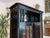 1920s Art Nouveau Display Cabinet in Glass, 1920s For Sale - Image 5 of 11