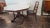 Late 20th Century Victorian Style Marble Top Dining Table Octangle White Carrara Marble With Brown Mahogany Base For Sale - Image 5 of 7