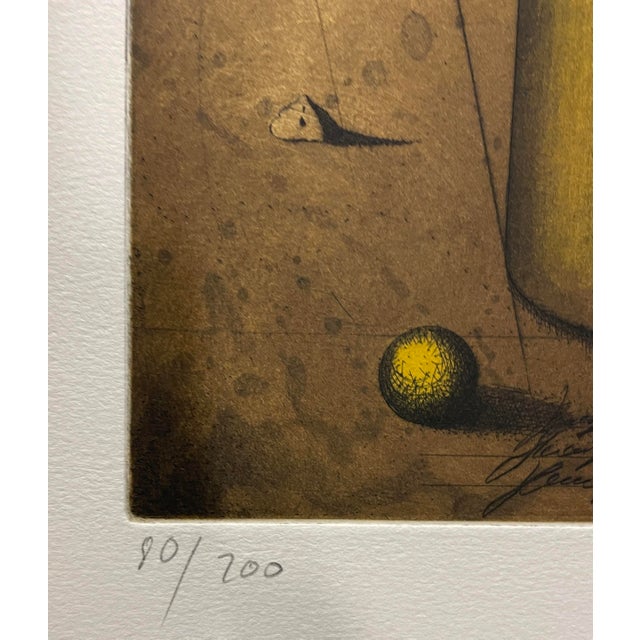 Udo Nolte Acide Still Life Etching For Sale - Image 4 of 5