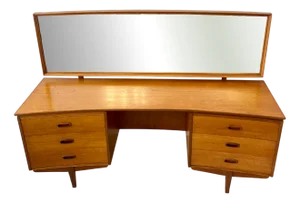 Danish Teak Dresser with Mirror, 1960s