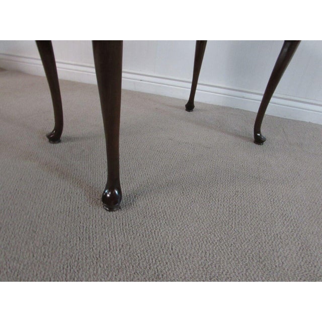 Ethan Allen Georgian Court Cherry Queen Anne Tea Table Chairish