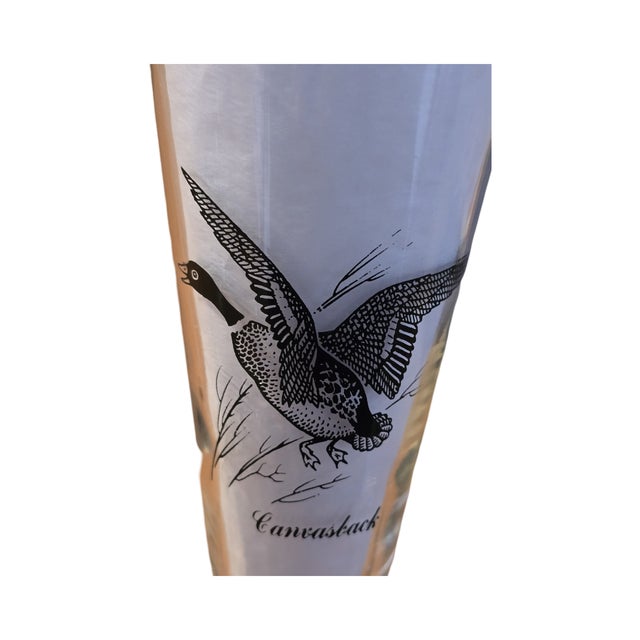 Mid-Century Modern 12 Mid 20th Century Game Birds Pilsner Glasses, Set of 12 For Sale - Image 3 of 8