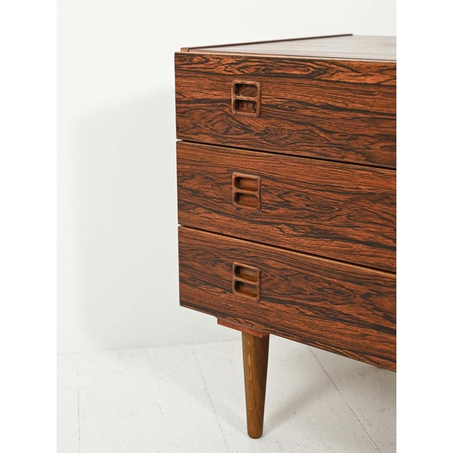 Danish Chest of Drawers with Rosewood Effect from Denka, 1950s For Sale - Image 6 of 11