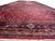 Ruby Red Fine Hand Knotted Persian Antique Hossin Abad Rug For Sale - Image 8 of 13