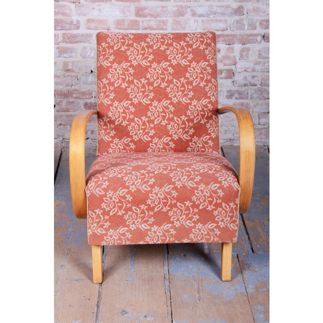 1930s Set of Vintage Art Deco Armchairs by J. Halabala for Up Závody, Czech, 1930s , Set of 2 For Sale - Image 5 of 15