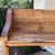 Wood Vintage Rustic Pine Shallow Bookcase With Scalloped Detail For Sale - Image 7 of 12