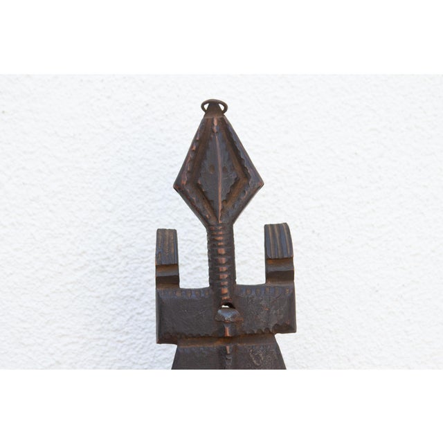 Antique African Dogon Spirit Guardian Door Lock For Sale - Image 4 of 9