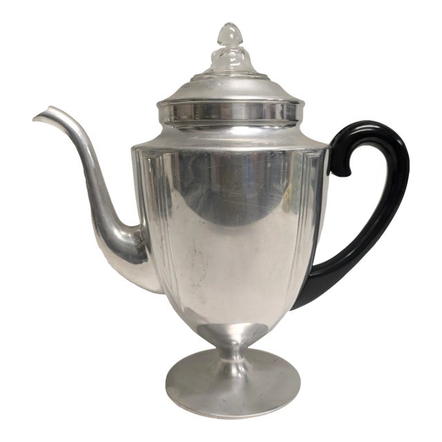 Mid-Century Aluminum Coffee Server For Sale