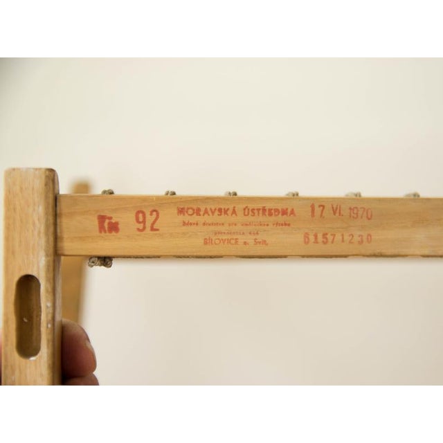 Wooden Wall Hanger attributed to Uluv, 1970s For Sale - Image 9 of 10